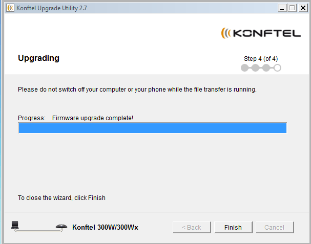 Konftel Upgrade Utility 2.7 Complete