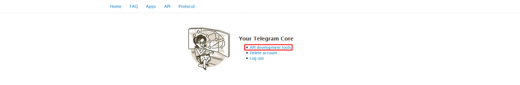 Личный кабинет Telegram