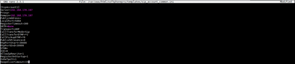 Настройка базового конфигурационного файла sip_account_common.ini